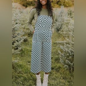 Peter Kavinsky Wide Leg Overalls